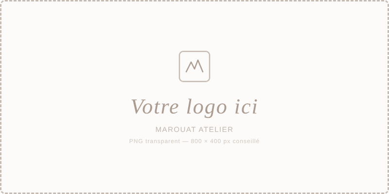 Logo Marouat Atelier (à remplacer)